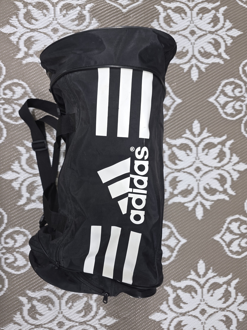 Adidas Black Gym Duffel Bag - Classic Sports Carry